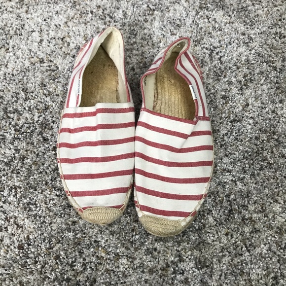 CLASSIC STRIPE ESPADRILLE IN RED AND WHITE SOLUDOS - Picture 5 of 10